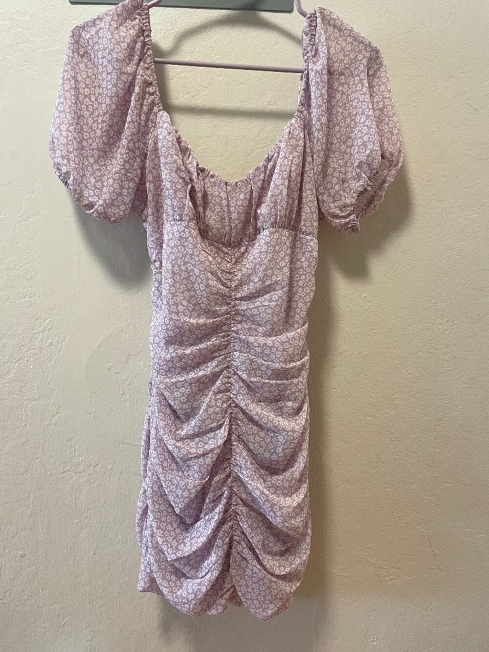 Cotton Candy LA purple floral dress size M